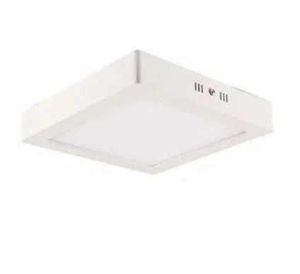 Luminaria Led Sobrepor Quadrada 18w/6500k Blumenau Branca Bivolt