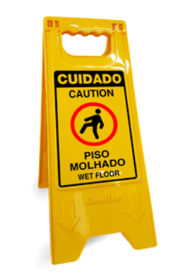 Cavalete 700ai Piso Molhado Sinalize Amarelo