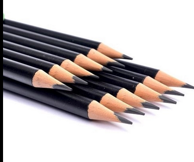 Kit 12 Lápis Preto De Escrever Hb2 Caixa Atacado Ponta Macia