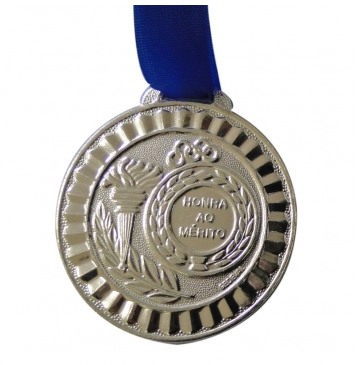Medalha Gedeval Grande Prata 55mm