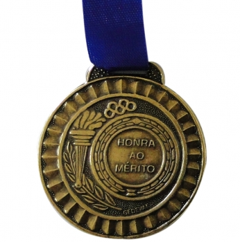 Medalha Gedeval Média Bronze 44mm