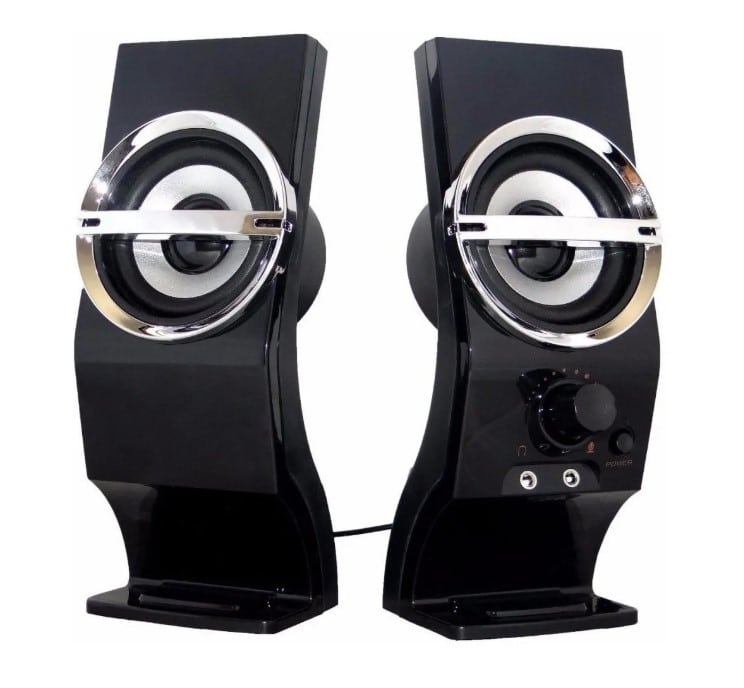 Caixa Som 5w Portátil P2 Usb Notebook Pc Celular Computador - Imagem 2